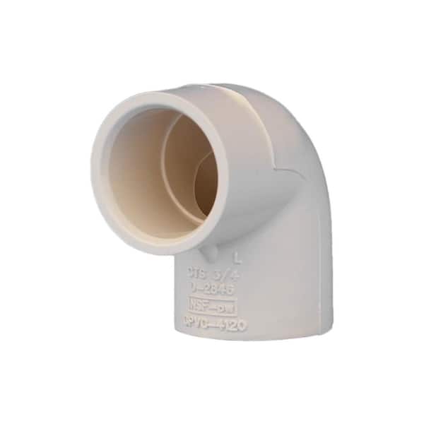 Charlotte Pipe 3/4 in. x 1/2 in. CPVC CTS 90 Degree Socket Elbow