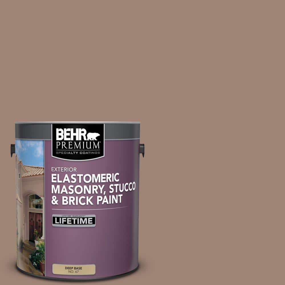 1 gal. #760B-5 Blanket Brown Elastomeric Masonry, Stucco and Brick Exterior Paint price history on PriceWatchPro