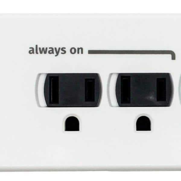 Simply Conserve 3 ft. 7-Outlet Energy-Saving Advanced Surge
