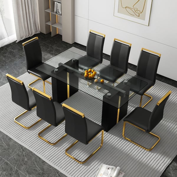 https://images.thdstatic.com/productImages/816b0e64-b29e-4a4a-bba3-4d7b8132ebb2/svn/black-and-gold-magic-home-kitchen-dining-tables-mh-dtt18w-dtl2b-1f_600.jpg