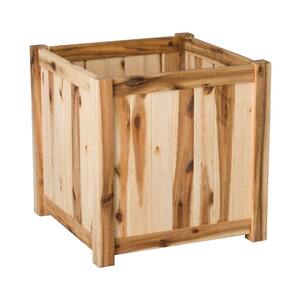 18 in. Wood Square Planter