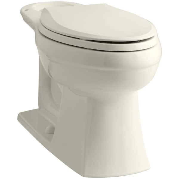 KOHLER Kelston Elongated Toilet Bowl Only in Biscuit