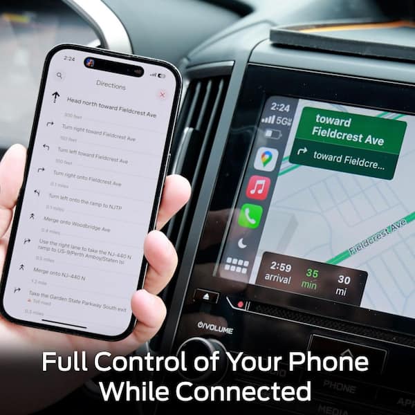 Monster Wireless Carplay and Android Auto Adapter Effortlessly Connect Your Smartphone MBA2-1014-BLK