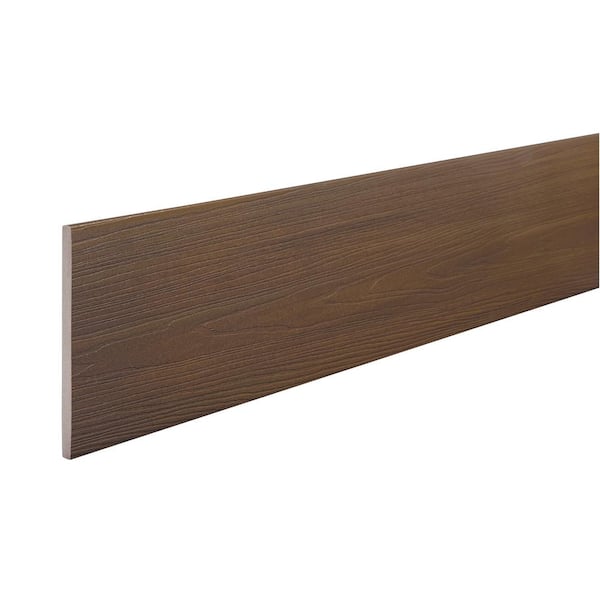 ArmorGuard 3/4 in. x 11-1/4 in. x 12 ft. Forest Brown Capped Composite Fascia Decking Board