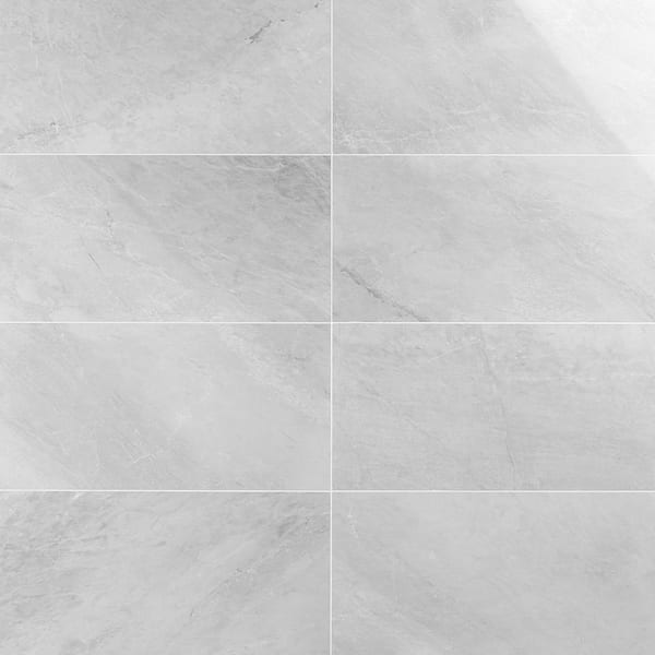 Ivy Hill Tile Blizzard Gray 12 in. x 24 in. Polished Floor and Wall Tile (10 Sq. ft. / Case)