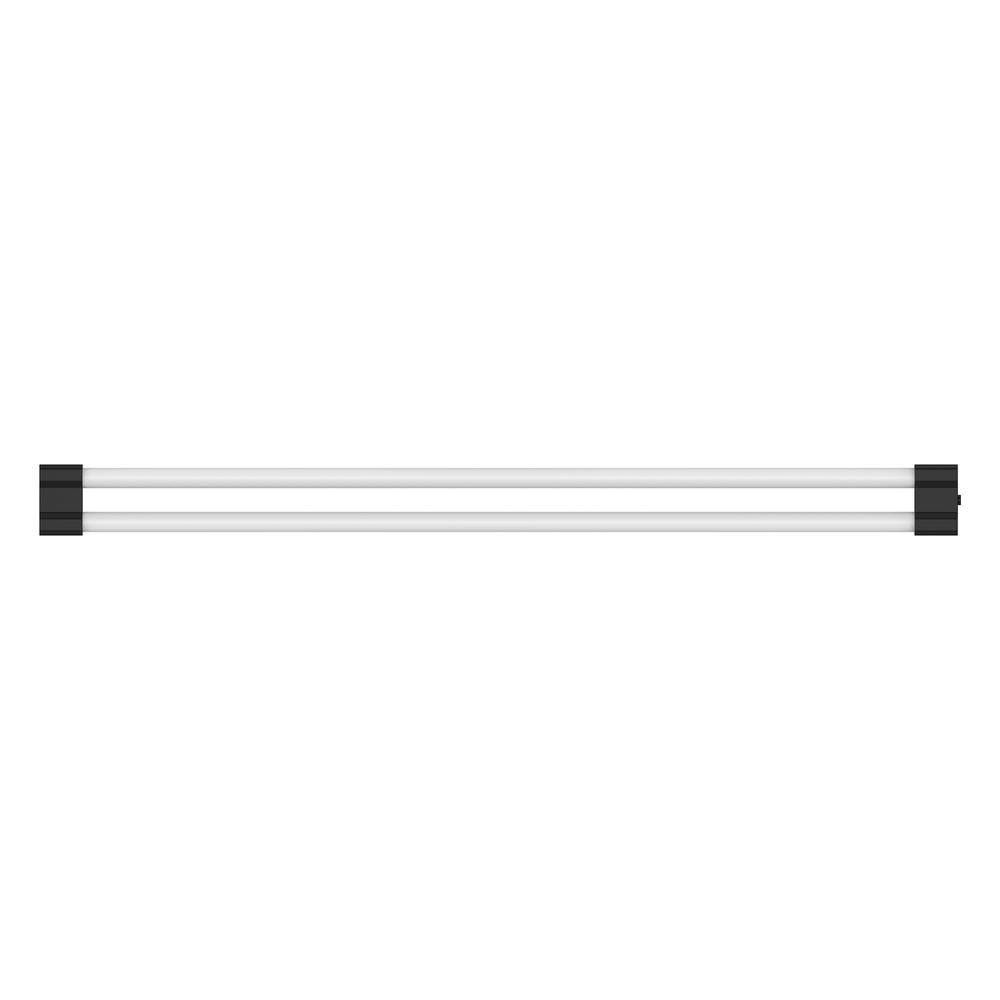 Black 4ft Dual Tube LED Indoor/Outdoor Shop Light