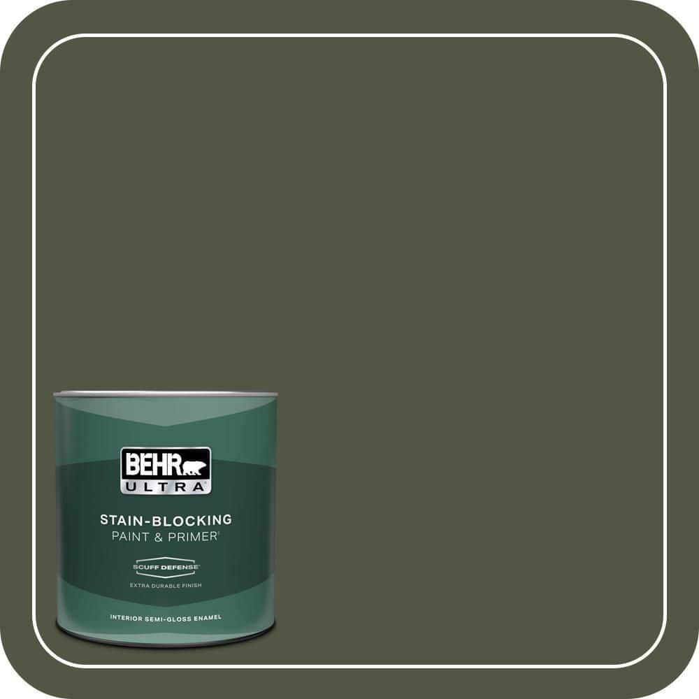 1 qt. #ECC-37-3 Freshwater Marsh Extra Durable Semi-Gloss Enamel Interior Paint & Primer price history on PriceWatchPro