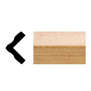 5165 1 in. x 1 in. x 8 ft. PVC Imperial Oak Outside Corner Colonial Casing Molding