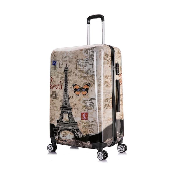 InUSA Paris Prints 28 in. Lightweight Hardside Spinner