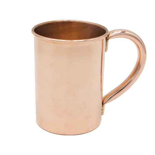SINKOLOGY Classic 20 oz. Extra Thick Pure Solid Copper Moscow Mule Mug in Natural Copper