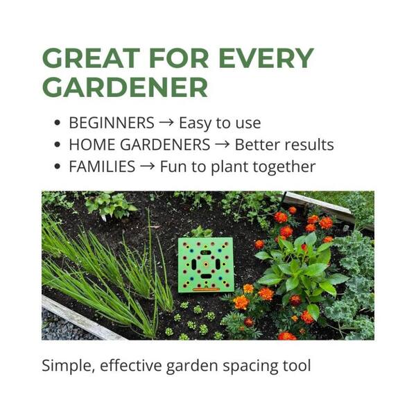 Square foot garden seed spacer, saves space and cuts weeds