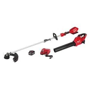 M18 FUEL 18V Lithium-Ion Brushless Cordless QUIK-LOK String Trimmer/Blower Combo Kit with Battery & Charger (2-Tool)