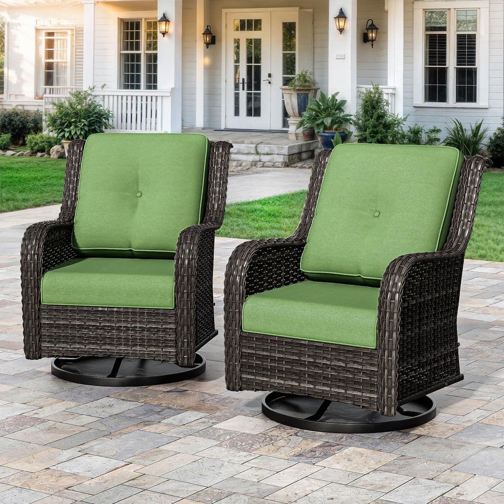 22 in. x 24 in. 2-Piece Outdoor Replacement Cushion with Zipper for Lounge Chair in Green price history on PriceWatchPro