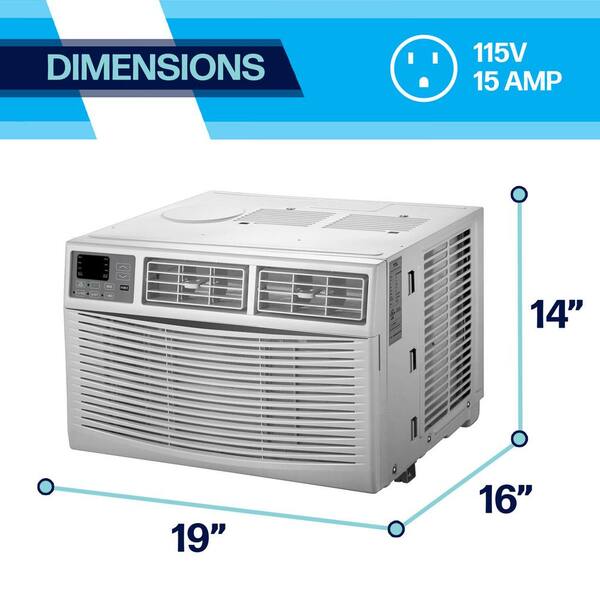 window air conditioner under 16 inches wide