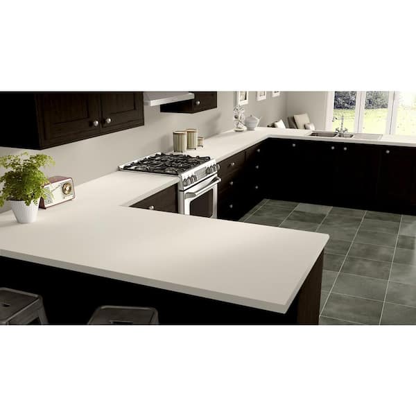 4 ft. x 8 ft. Laminate Sheet in Alabaster with Matte Finish