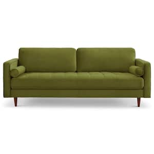 Ashcroft Furniture Co Nora 88 in. W Square Arm Mid Century Modern 