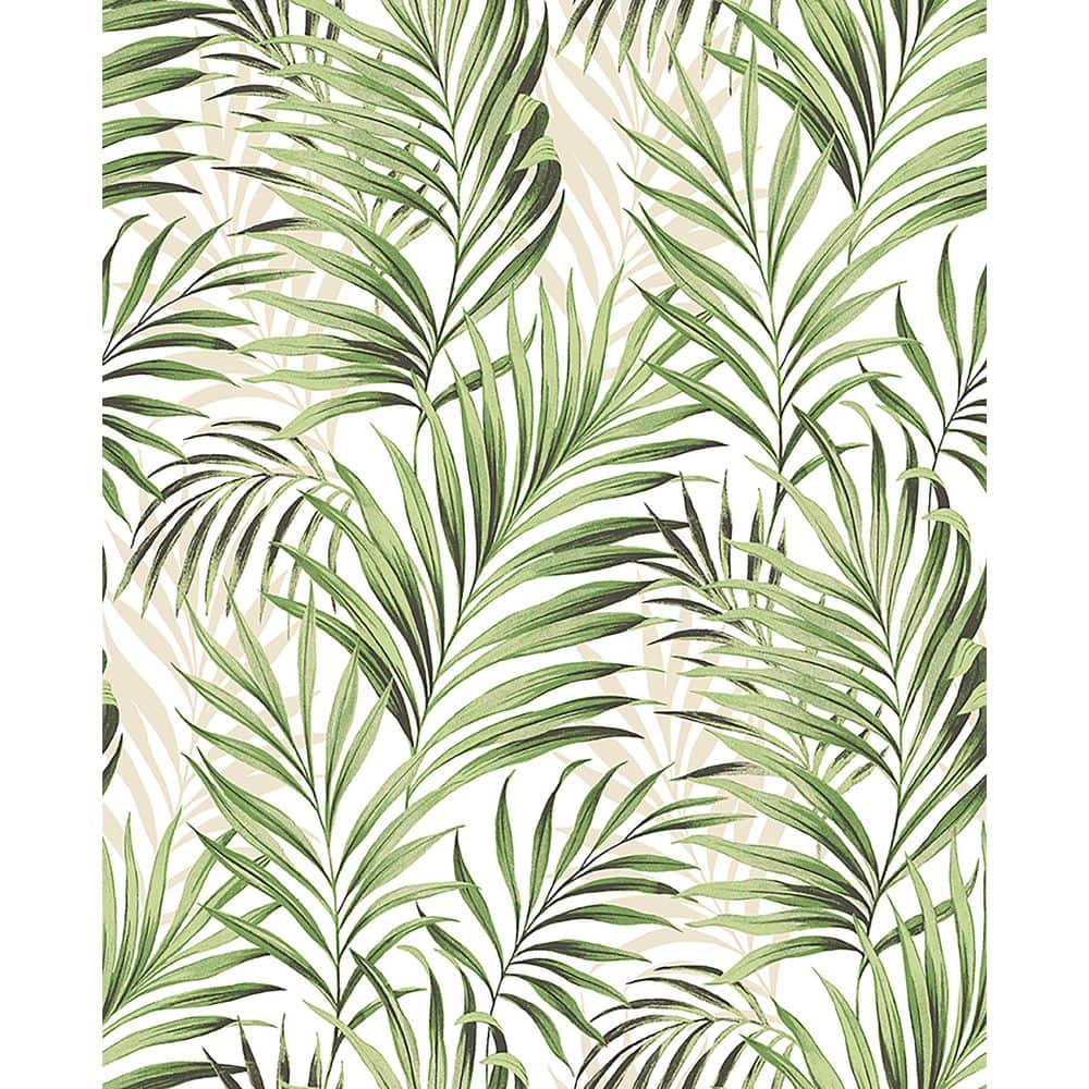 Tommy Bahama Palmiers Azure Vinyl Peel & Stick Wallpaper Roll (Covers 30.75  Sq. Ft.) 802803WR - The Home Depot