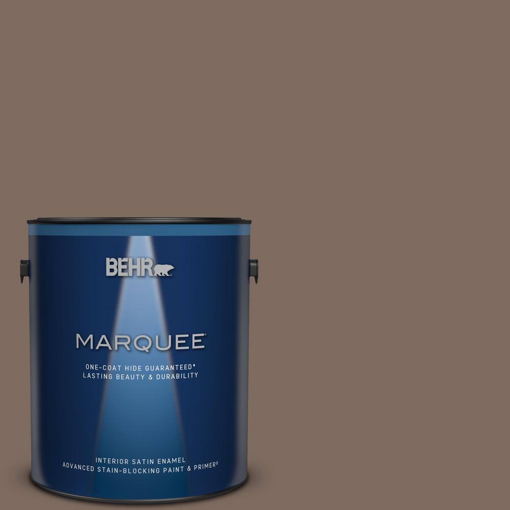 1 gal. #N180-6 Derby Satin Enamel Interior Paint & Primer