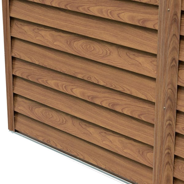 Outsunny 7.7 ft. W x 6.4 ft. D Metal Shed with Double Doors Outsunny 7.7 ft. W x 6.4 ft. D Metal Shed with Double Doors