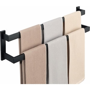 Towel Rack Towel Rack for Bathroom Toilet, Wall Mounted Stainless Steel Towel Rack 2-Tiers
