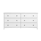 Camaflexi Shaker Style 5-Drawers White Chest of Drawers 48.75 H x 34.5 W x  19.25 D SHK203 - The Home Depot