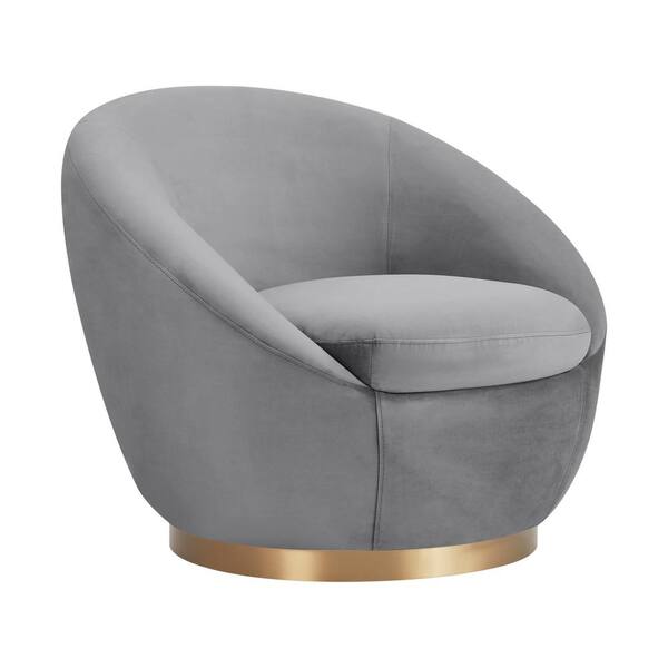 gold swivel accent chair