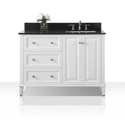 Sink On Right Side 48 Inch Vanities Bathroom Vanities Bath The Home Depot