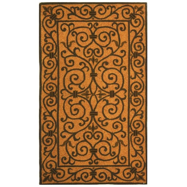 SAFAVIEH Chelsea Yellow/Light Green 3 ft. x 5 ft. Border Area Rug