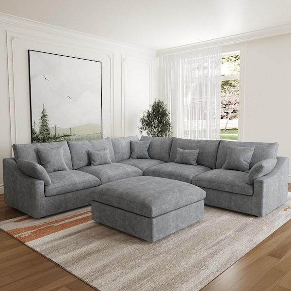 bulge sofa ottoman / バージュ ソファ オットマン　グレー bulge sofa ottoman / バージュ ソファ オットマン グレー