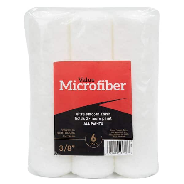 Linzer Economy 9 in. x 3/8 in. Microfiber (6-Pack)