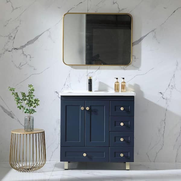 VC CUCINE 32 in. W x 18 in. D x 32 in . H Modern Bathroom Vanities