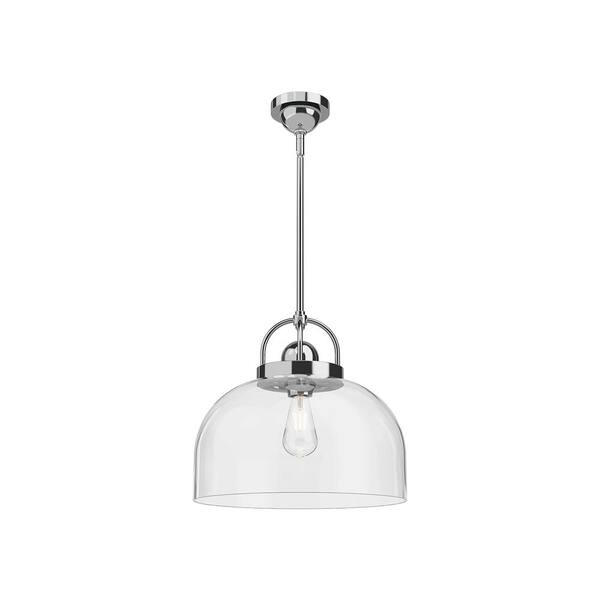 ALORA MOOD Lancaster 15 in. 1 Light 60-Watt Chrome Pendant Light