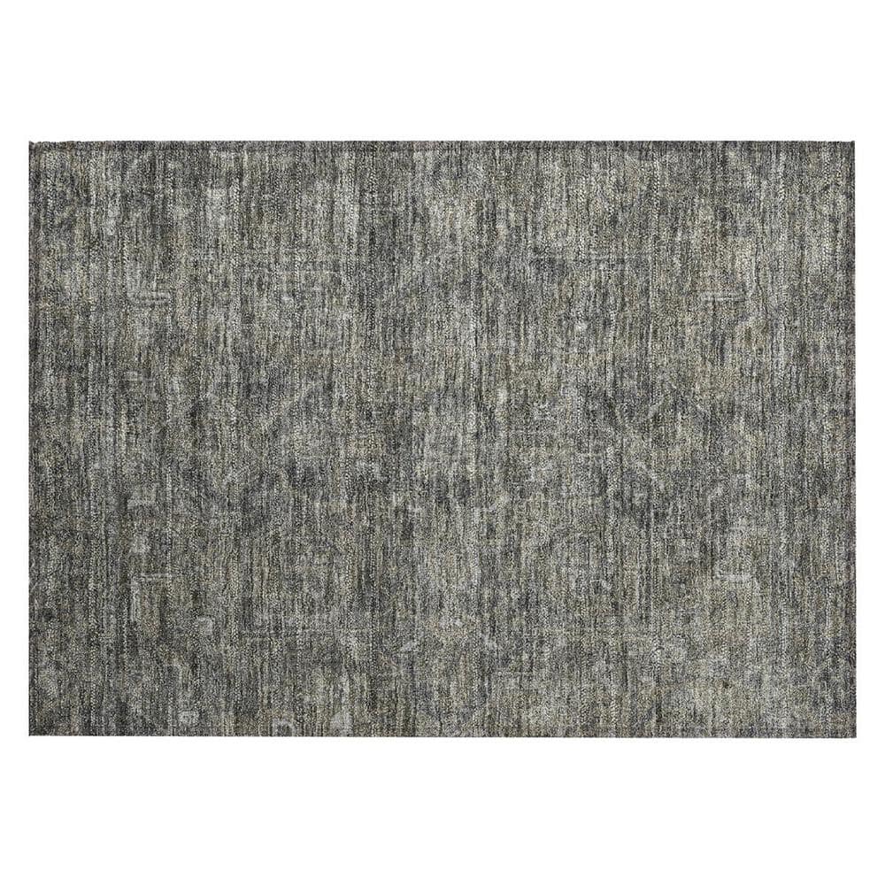 Brown and Black 2 ft. x 3 ft. Woven Oriental Rectangle Indoor/Outdoor Area Rug price history on PriceWatchPro