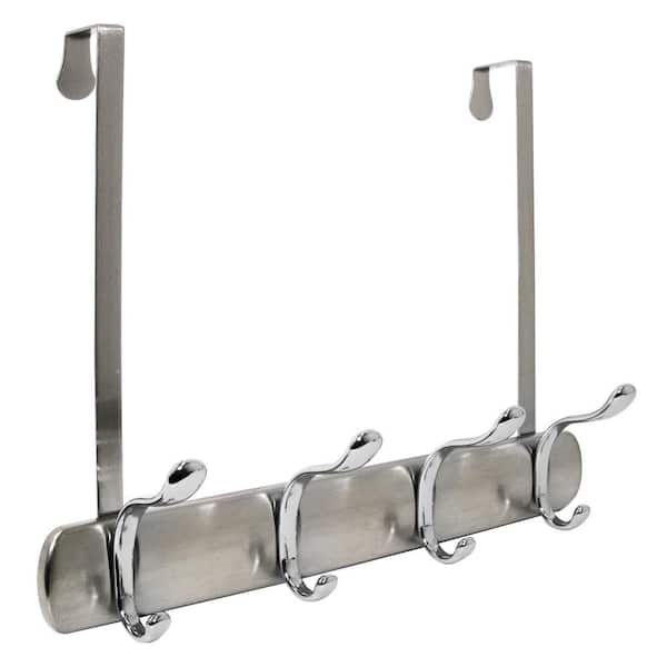 interDesign Bruschia 10 - 15 lb. 4-Hook Over-the-Door Rack