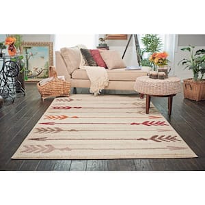 Autumn Arrow Beige 9' 0 x 12' 0 Area Rug