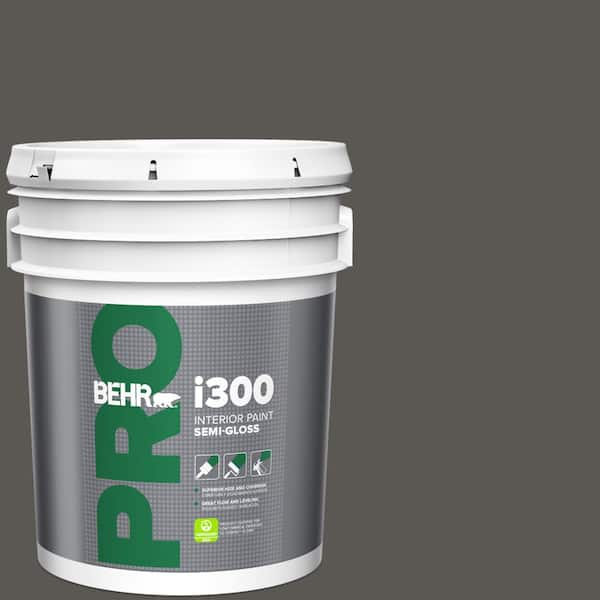 BEHR PRO 5 gal. #MQ2-62 Peppery Semi-Gloss Interior Paint