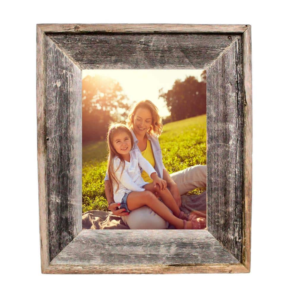 8x16 Rustic Wood Picture Frames, 2 inch Wide, Homestead Series