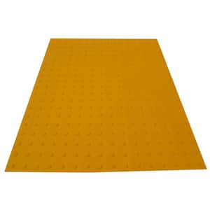 RampUp 36 in. x 4 ft. Federal Yellow ADA Warning Detectable Tile