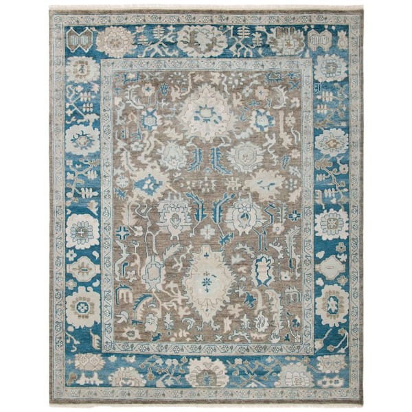 Sultanabad 10 ft. x 14 ft. Blue Oriental Area Rug