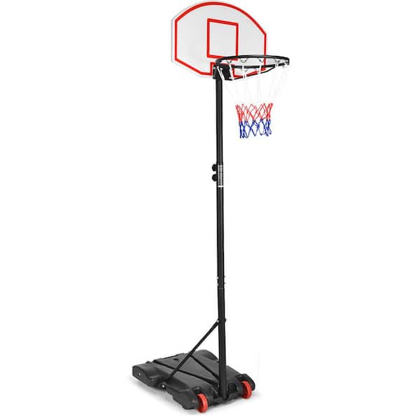 Adjustable Basketball Hoop System Stand Kid Indoor Outdoor Net Goal with Wheels