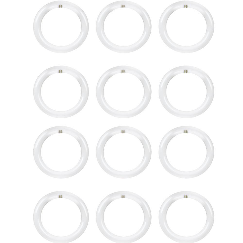 16-Watt 9 in. T9 G10q Type A Plug and Play Linear Circline LED Tube Light Bulb, Selectable White (12-Pack) price history on PriceWatchPro