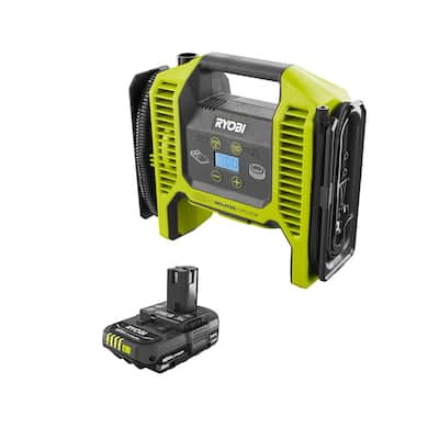 RYOBI ONE+ 18V Cordless 3/8 in. Right Angle Drill with 2.0 Ah Battery ...