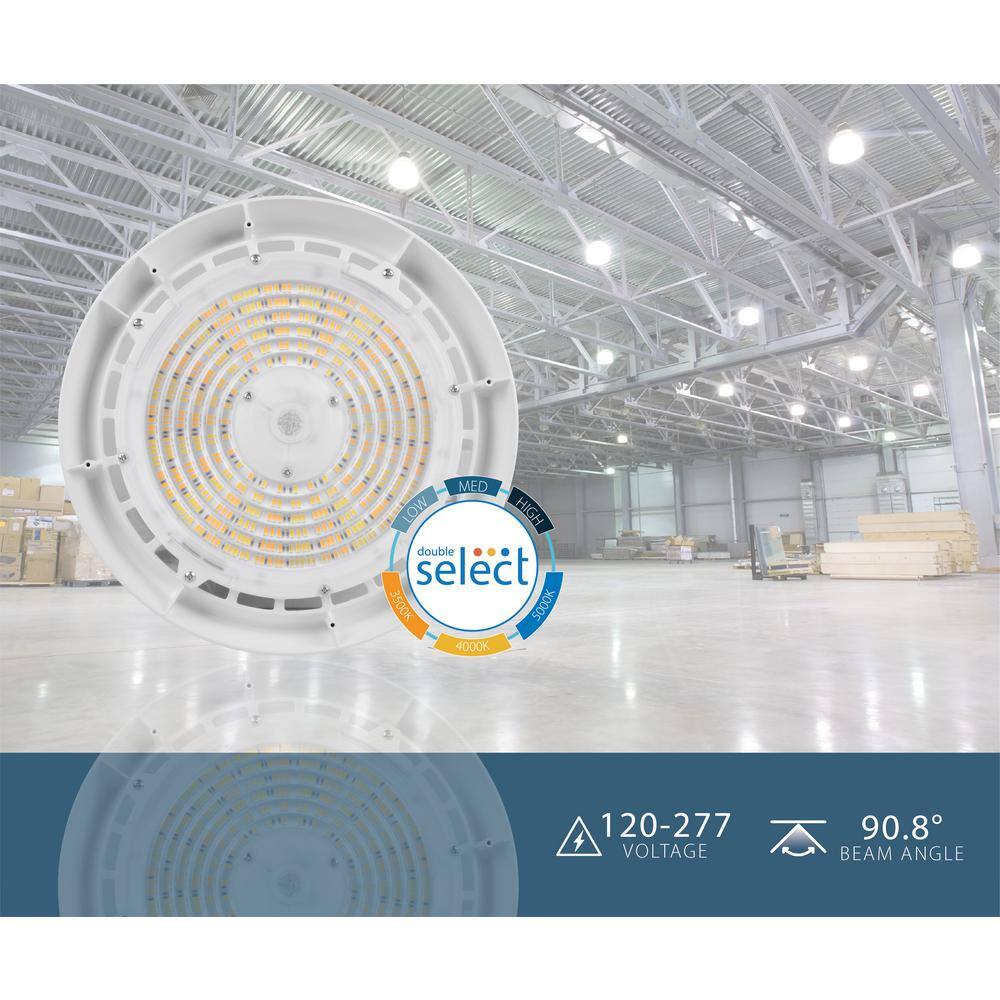 Adjustable White LED High Bay Ceiling Light with Aluminum Housing