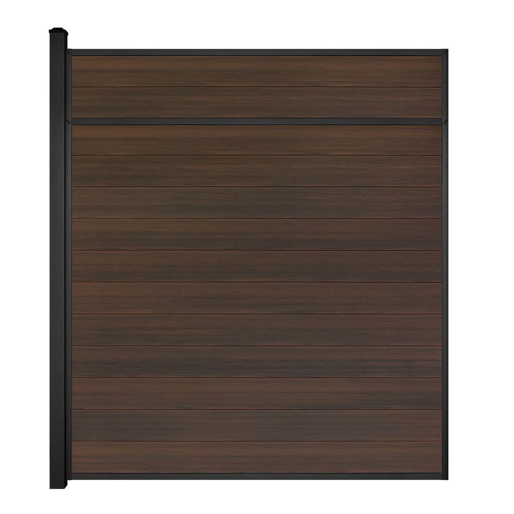 Horizontal Composite Panel kit 7 ft. Mahogany with 1 Post PK310 price history on PriceWatchPro