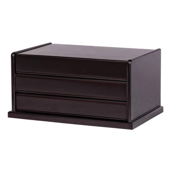 Mele & Co Juliette Java Finish Wooden Jewelry Box
