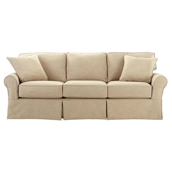 Unbranded Mayfair Pearl Linen Fabric Sofa