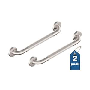 Easy Mount 18 in. Grab Bar ADA Compliant for Bath and Shower Safety (500 lbs. Capacity) in Stainless Knurled