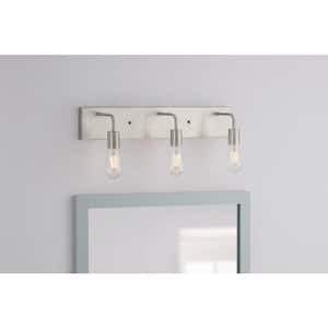 Northvale 3-Light Brushed Nickel Vanity Light