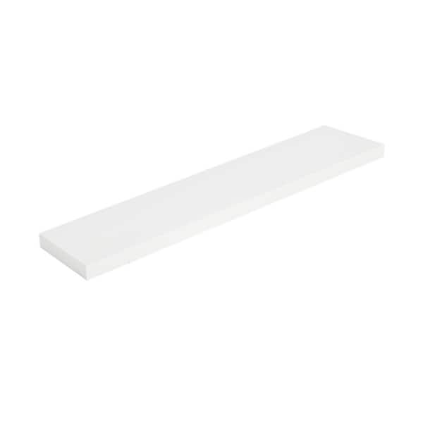 Unbranded 48 in. W x 9.3 in. D White Floating Shelves Decorative Wall Shelf