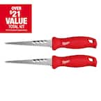 Milwaukee Rasping Jab Saw with 6 in. Drywall Blade (2-Pack) 48-22